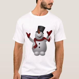 Camiseta Navidad del muñeco de nieve