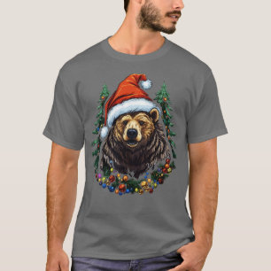 Camiseta Navidad del Oso Grizzly
