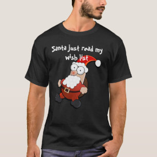 Camiseta Navidad del Papá Noel conmocionado
