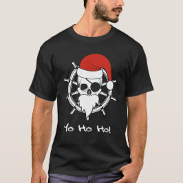 Camiseta Navidad del pirata de Yo Ho Ho náutico