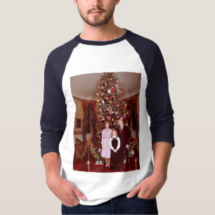 Camiseta Navidad del Presidente James Jimmy Carter en la Ca