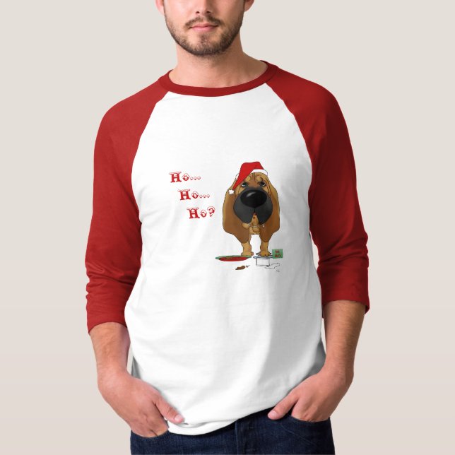 Camiseta Navidad del sabueso (Anverso)
