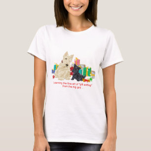 Camiseta Navidad del Terrier Escocés