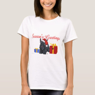 Camiseta Navidad del Terrier Escocés