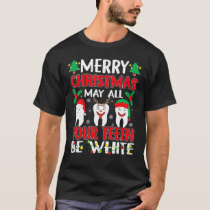 Camiseta Navidad Dentista Feliz Navidad Que Todos Tus Dient