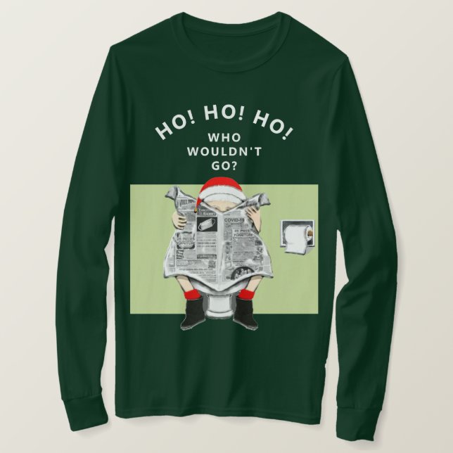 Camiseta Navidad divertida (Anverso del diseño)