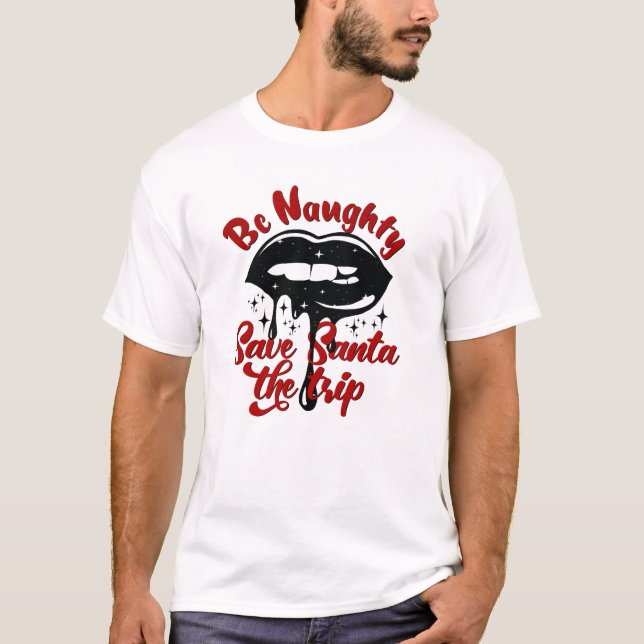 Camiseta Navidad Divertida (Anverso)