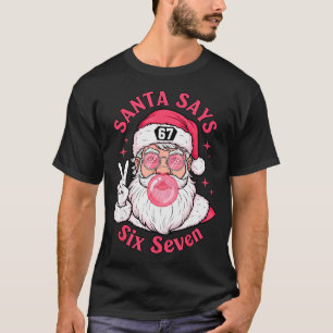 Camiseta Navidad Divertida 67 Meme Rotura Cerebral Santa Cl