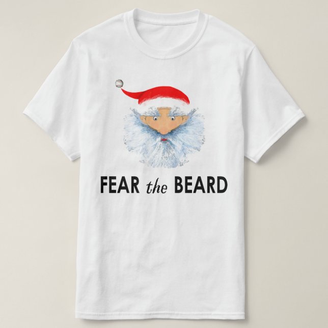 Camiseta Navidad divertida de béisbol (Diseño del anverso)