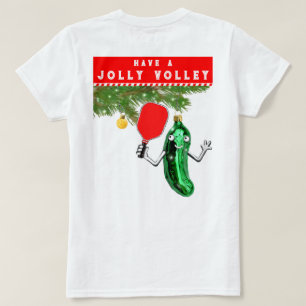 Camiseta Navidad divertida de pickleball