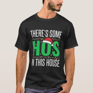 Camiseta Navidad Divertida HOS En Esta Casa