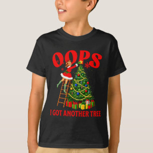 Camiseta Navidad Divertida Retro Ups Me Llegó Otro Árbol Pr
