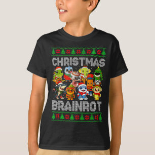 Camiseta Navidad divertida Rotura cerebral italiana italian