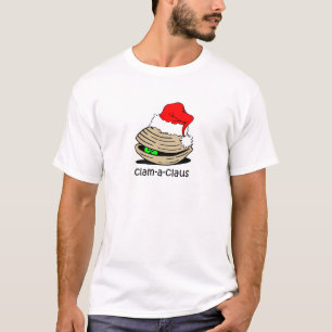 Camiseta Navidad divertido de la almeja