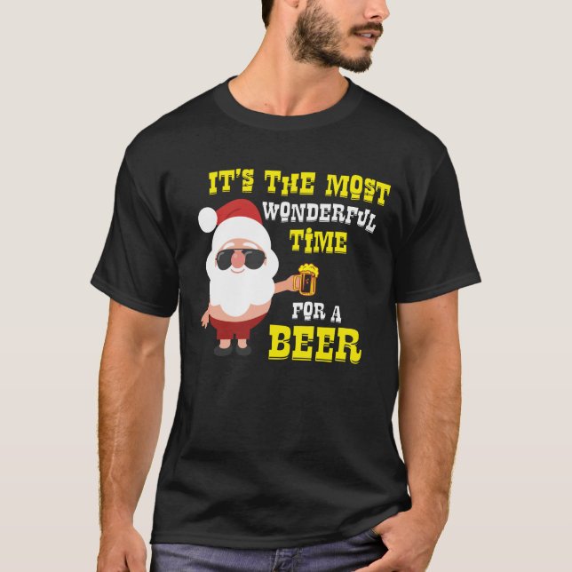 Camiseta Navidad divertido Santa (Anverso)