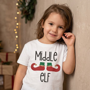 Camiseta Navidad duende medio