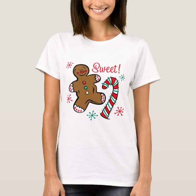 Camiseta Navidad dulce (Anverso)