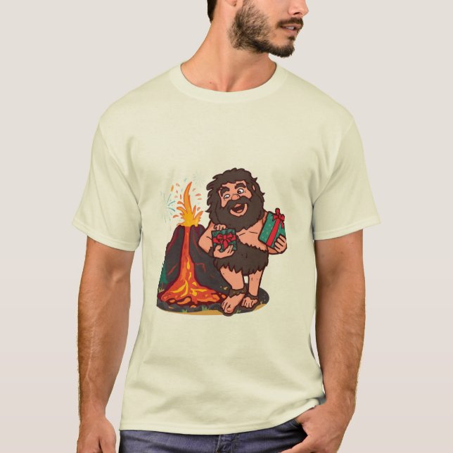 Camiseta Navidad Edad de Piedra 2026 (Anverso)