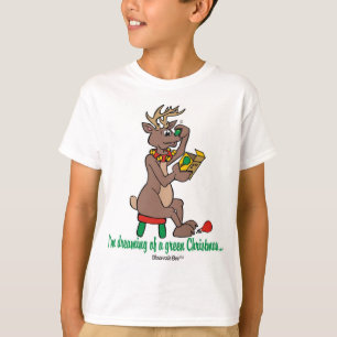 Camiseta Navidad: El verde sospechó el reno