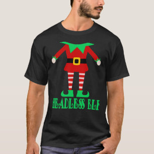 Camiseta Navidad elf - elfo sin cabeza - cuerpo