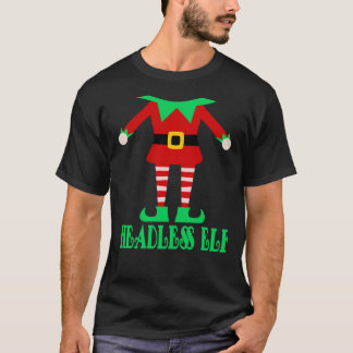 Camiseta Navidad elf - elfo sin cabeza - cuerpo