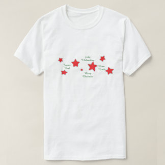 Camiseta Navidad en cualquier idioma Texto personalizado