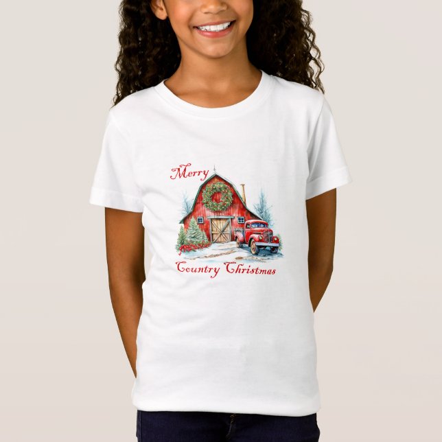 Camiseta Navidad en el campo (Anverso)
