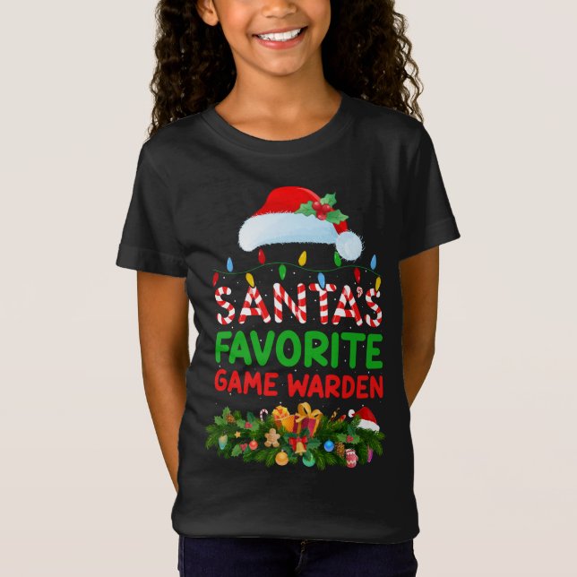 Camiseta Navidad en el equipo favorito de Santa Claus (Anverso)