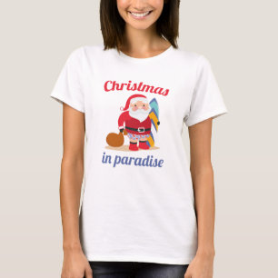 Camiseta Navidad En El Paraíso