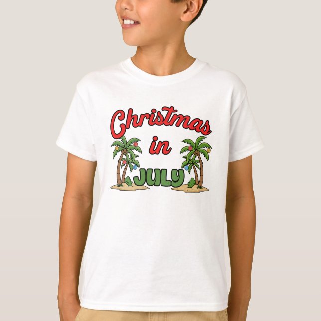 Camiseta Navidad en Julio (Anverso)