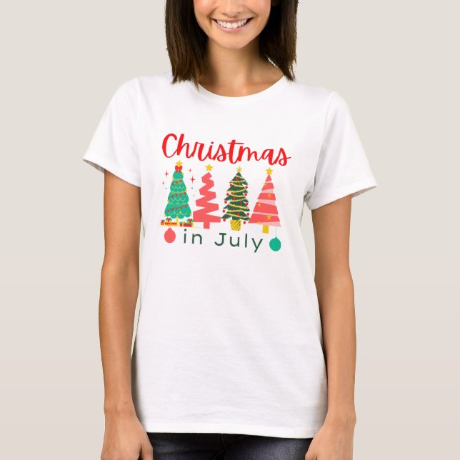 Camiseta Navidad en julio (Anverso)