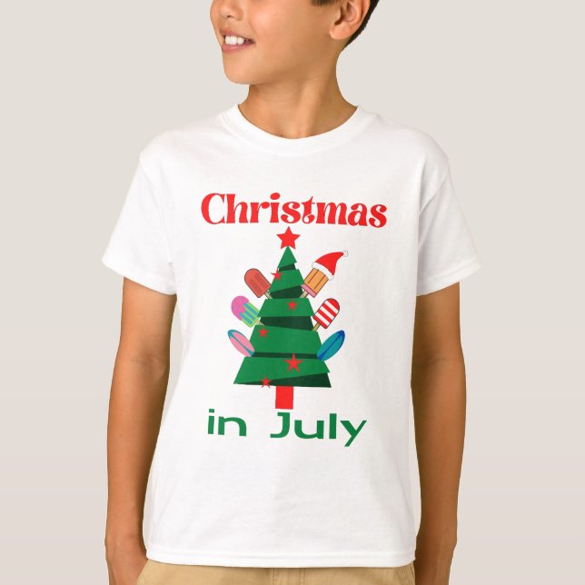 Camiseta Navidad en julio (Anverso)