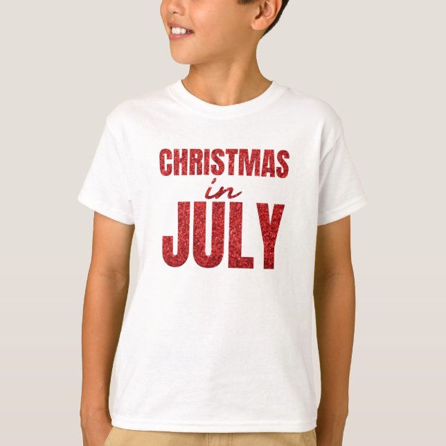 Camiseta Navidad en Julio (Anverso)