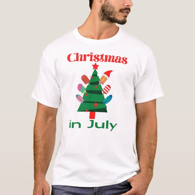 Camiseta Navidad en julio (Anverso)