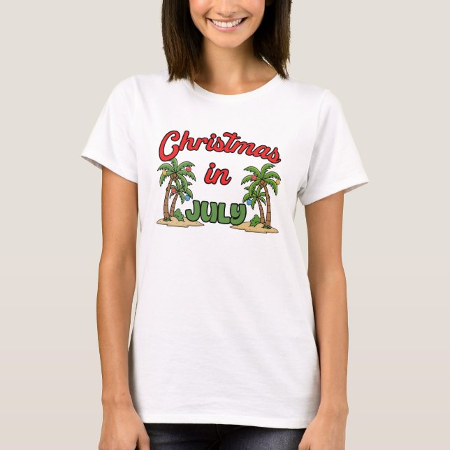 Camiseta Navidad en Julio (Anverso)