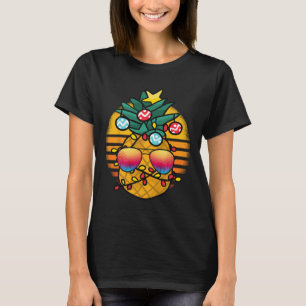 Camiseta Navidad En Julio Divertida Vacación Piña 1 