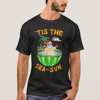 Camiseta Navidad En Julio Fiesta De Vacaciones En La Playa