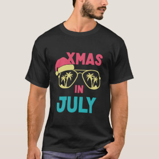 Camiseta Navidad En Julio Navidades De Verano De Santa Hat