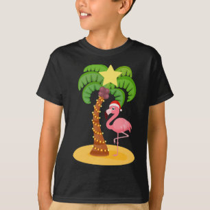 Camiseta Navidad En Julio Palmera Flamenco Vacaciones De Ve