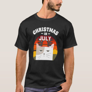 Camiseta Navidad En Julio Para Mujeres Hombres Niños Reno G