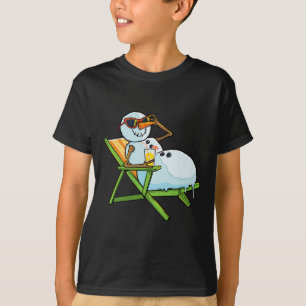 Camiseta Navidad En Julio Payaso Muñeco De Nieve Playa Vera