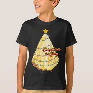 Camiseta Navidad En Julio Piña Árbol De Navidad Verano 