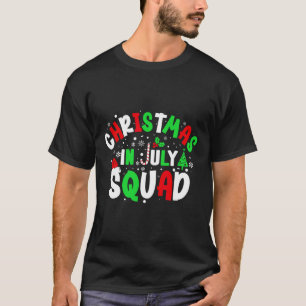 Camiseta Navidad En Julio Squad Funny Christma Summer Hombr