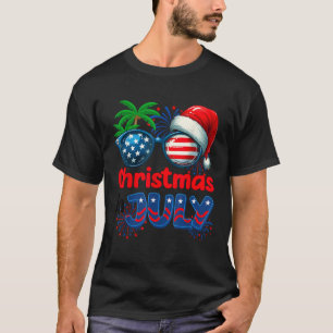 Camiseta Navidad En Julio Verano Playa Hawaii Santa EEUU Ba