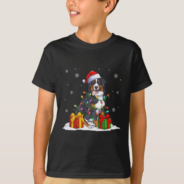 Camiseta Navidad en Santa berne: navidad en árboles de navi (Anverso)