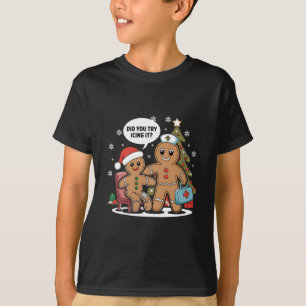 Camiseta Navidad Enfermera A Gingerbread Man ¿Intentaste Iz