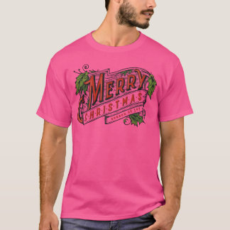 Camiseta Navidad es temporada de alegría Feliz chica navide