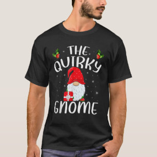 Camiseta Navidad Familia coincidente El Gnome Quirky Chri