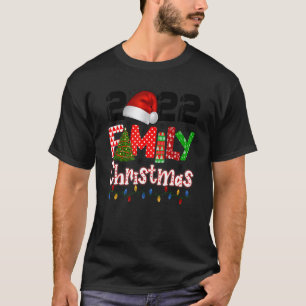 Camiseta Navidad Familiar 2022 Feliz Navidad Luz de Bola Ja