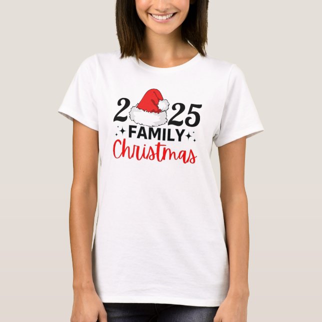 Camiseta Navidad Familiar 2025 (Anverso)